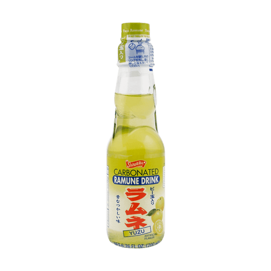 Shirakiku Ramune Soda - Yuzu Flavor