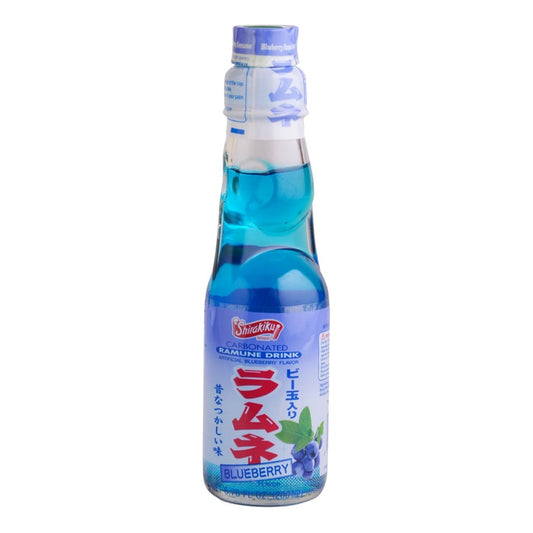 Shirakiku Ramune Soda - Blueberry Flavor